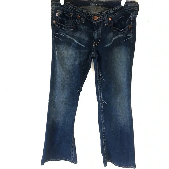 LAST CALL Big Star Boot Cut Jeans Women’s Size 29 Denim Blue Casey - Picture 2 of 13